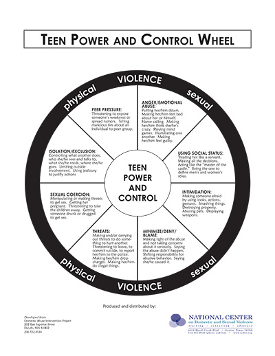 Teen Power and Control wheel